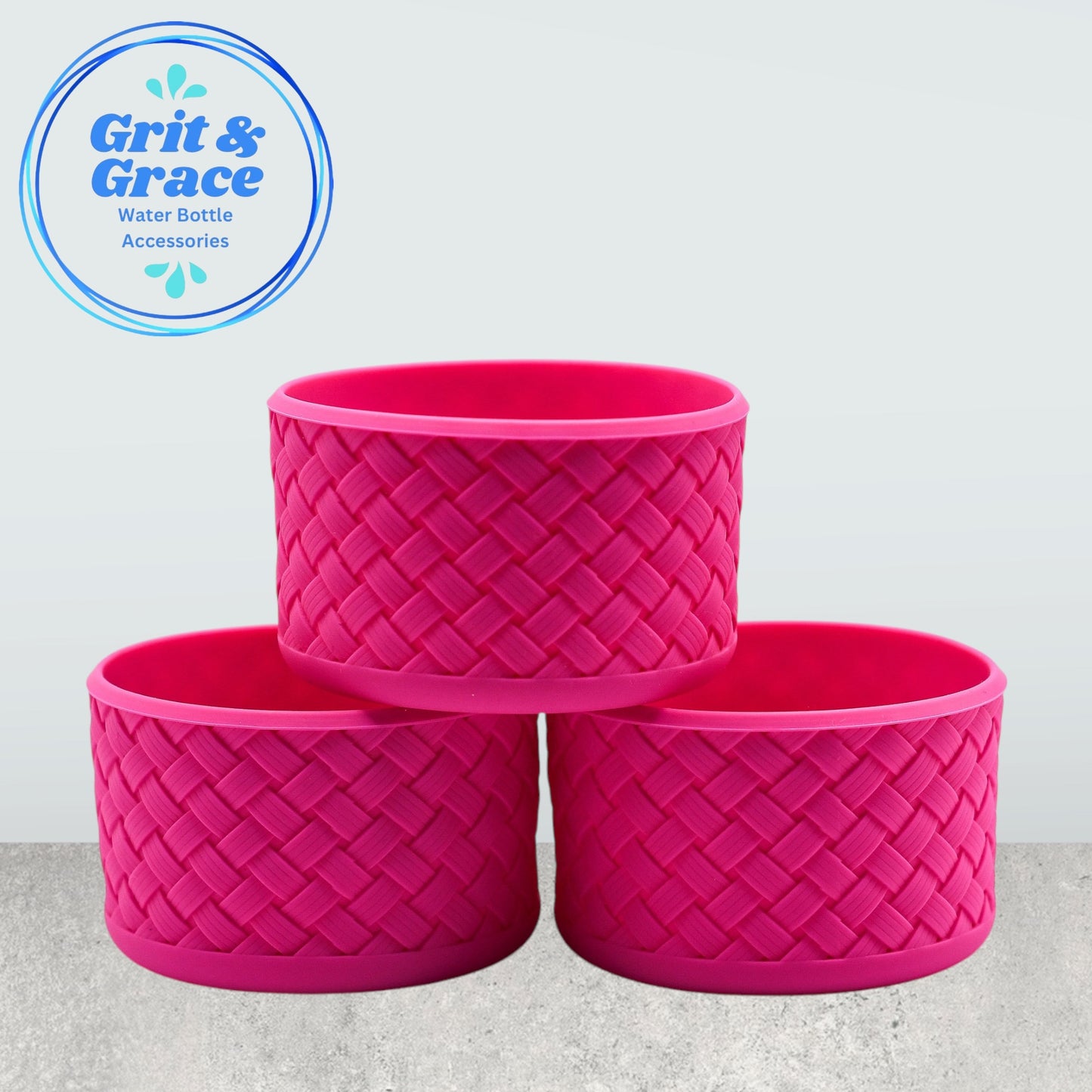 Basketweave Camellia Pink Boot