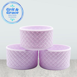 Basketweave Orchid Glimmer Boot