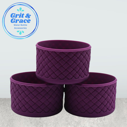 Basketweave Plum Purple Boot