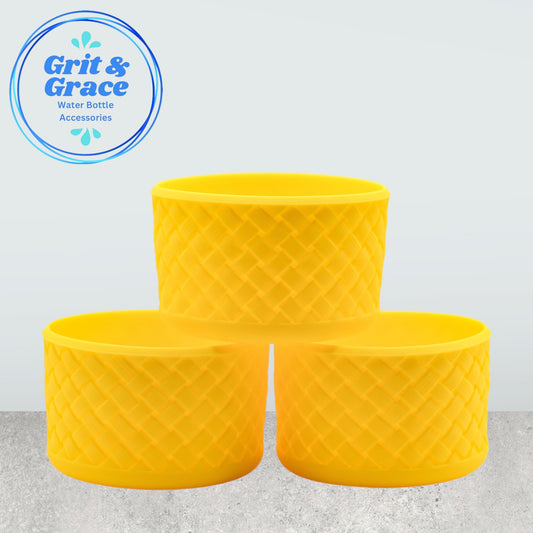 Basketweave Lemon Yellow Boot