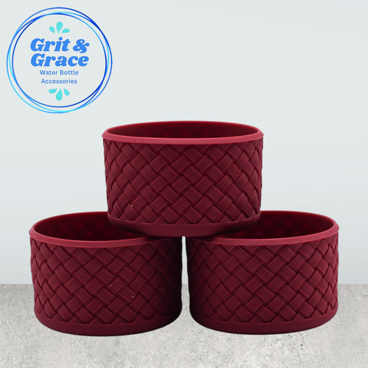 Basketweave Merlot Boot