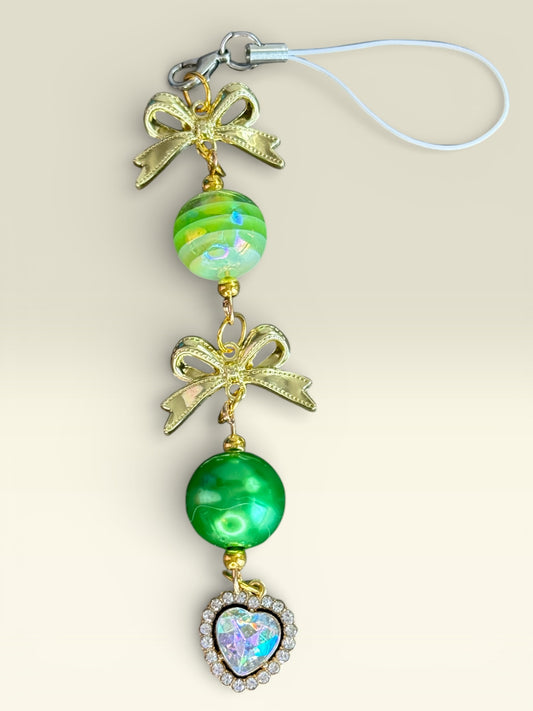 Hang Anywhere Shamrock Stripe Bottle Charm