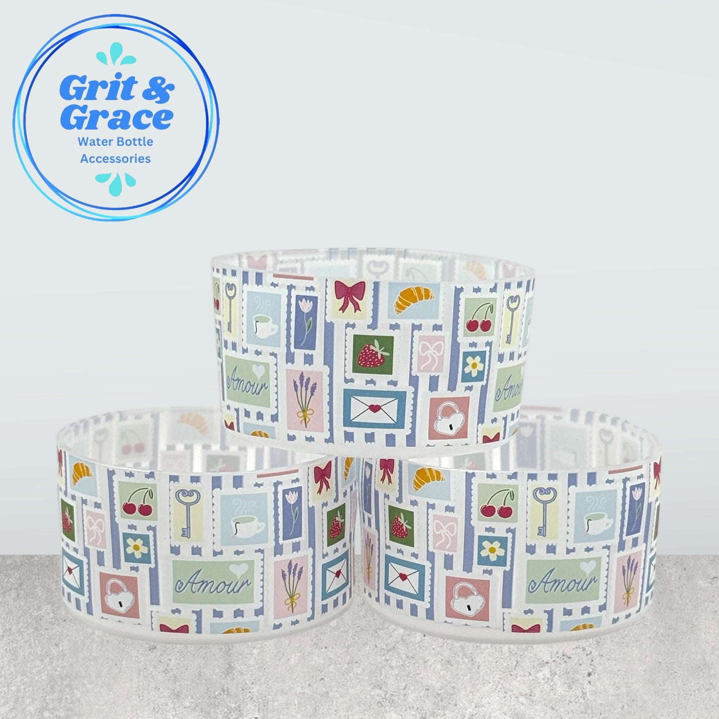 French Lavender Stamp (Translucent) Boot