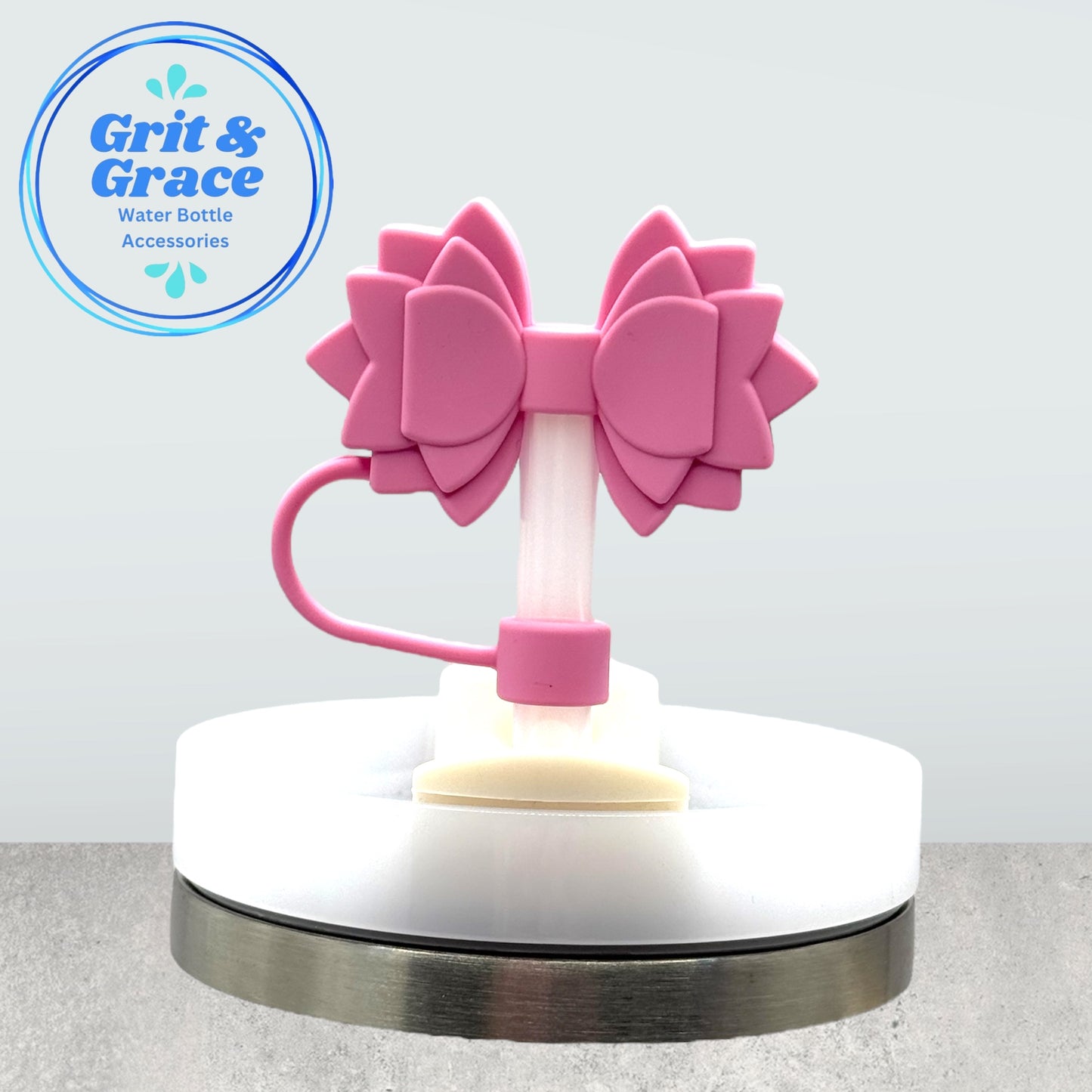 Gracie Bubblegum Straw Topper