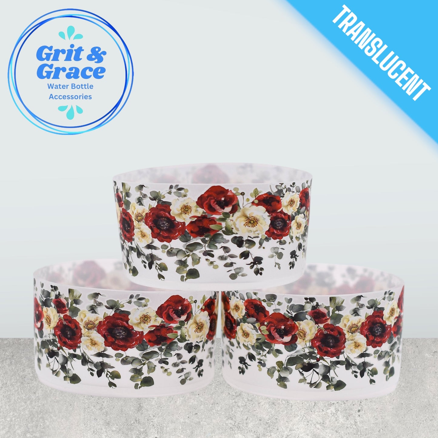 Red Floral Eucalyptus Boot
