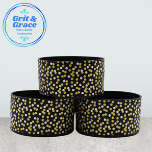 Black & Gold Dots Boot