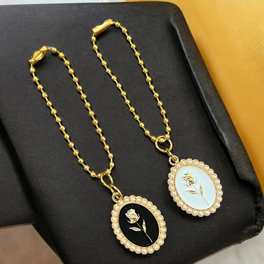 Rose Cameo Handle Charm