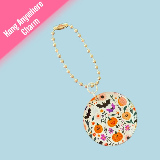 Medallion Haunted Harvest Hang Anywhere Charm