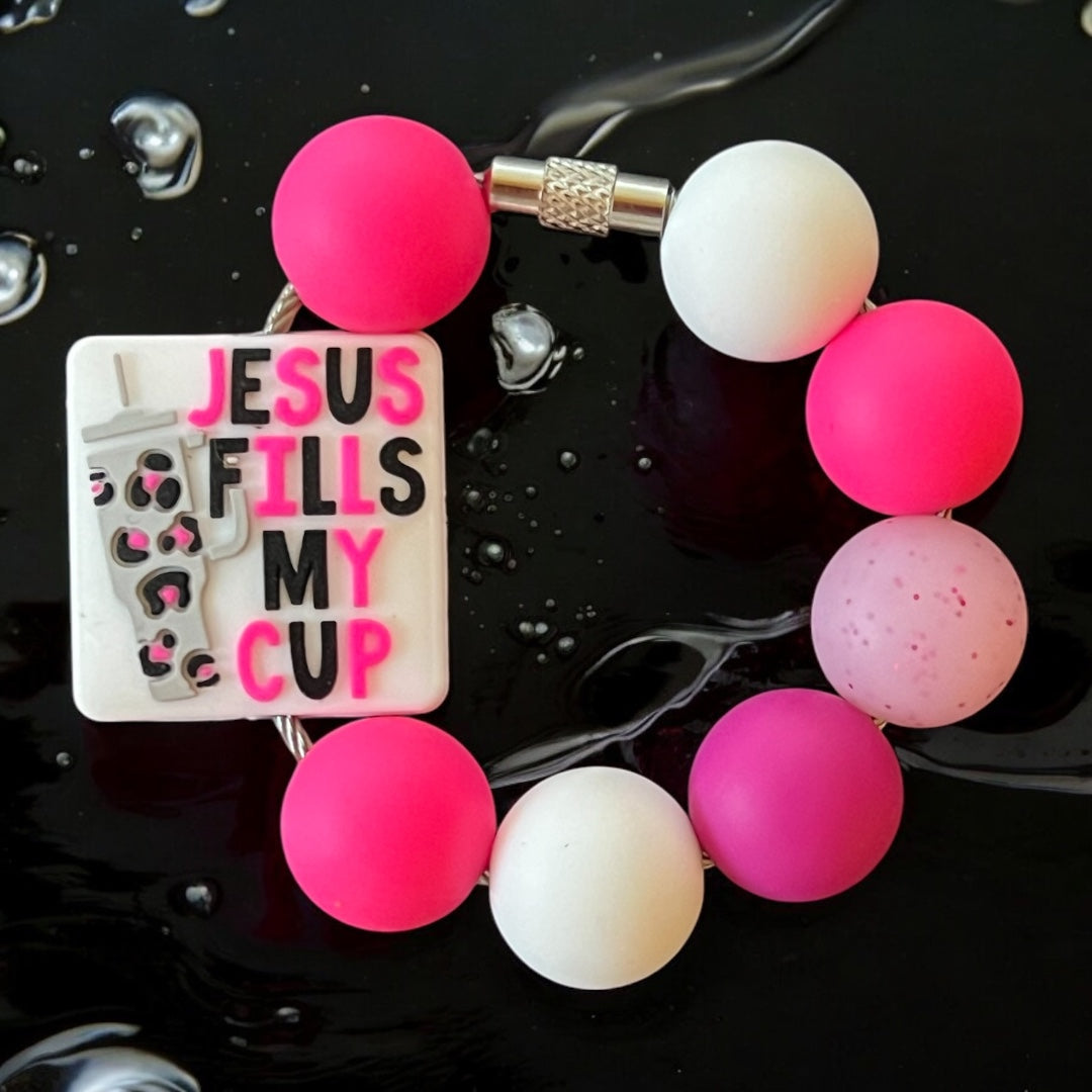 Jesus Fills My Cup Handle Bracelet