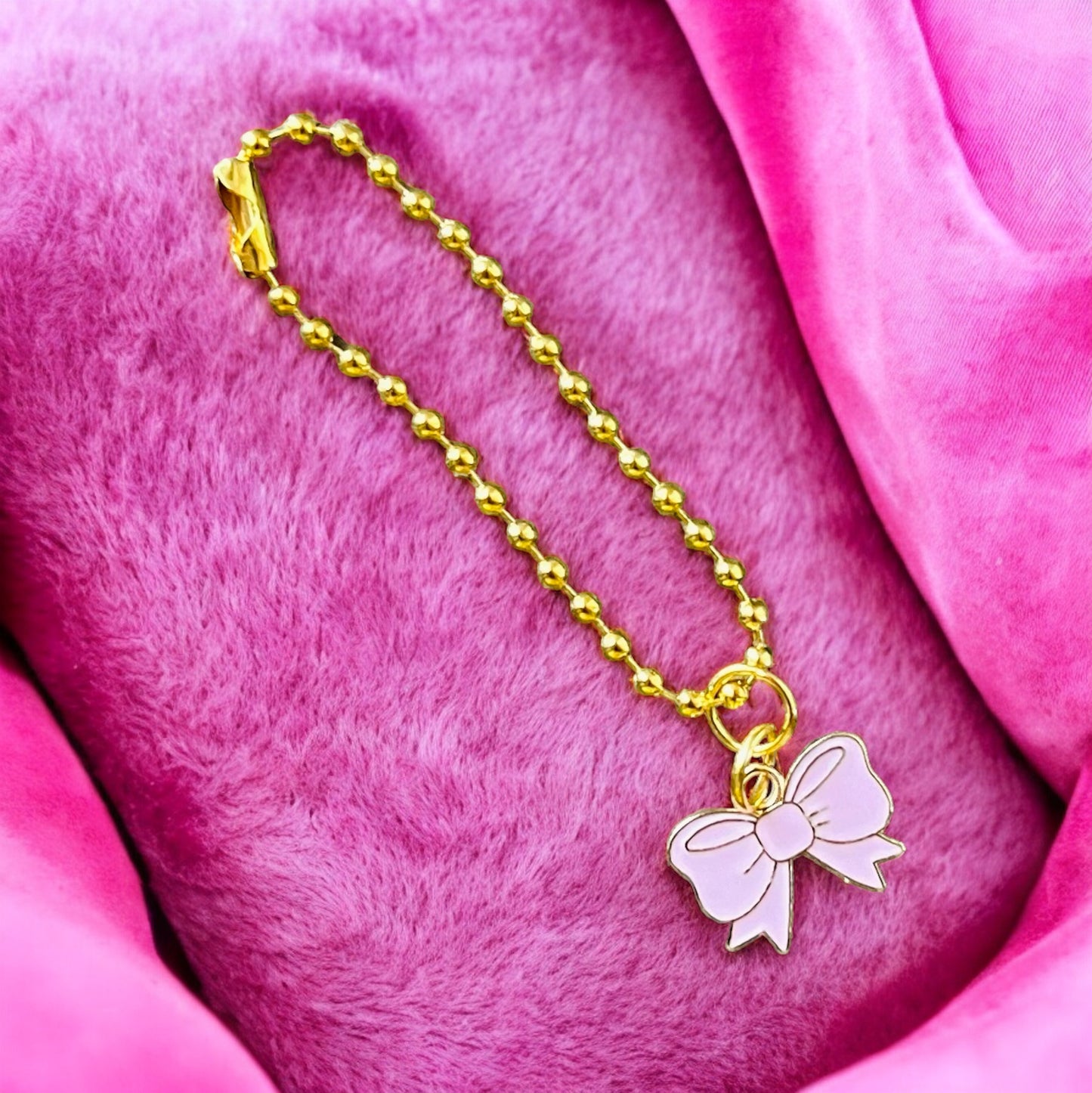 Coquette Pink Handle Charm