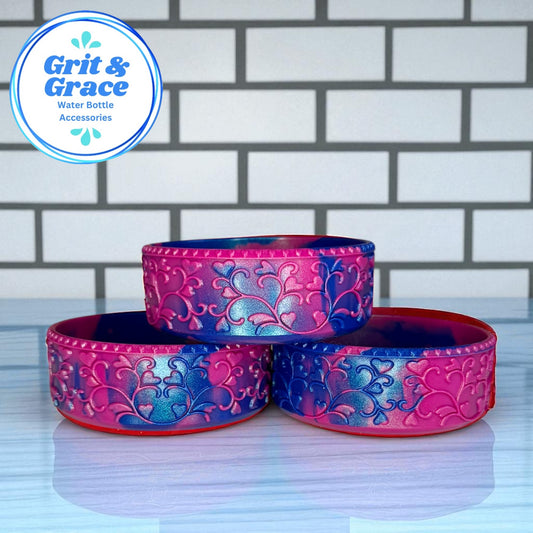 Heart Scroll Berry Truffle Swirl Shorty Boot