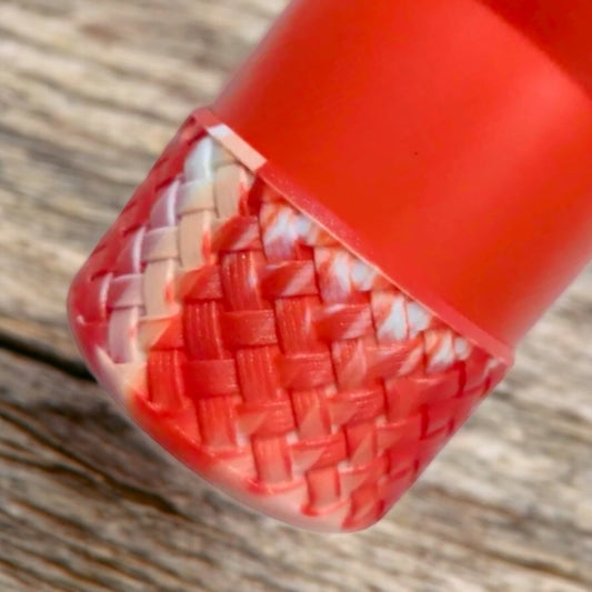 Basketweave Pucker Peach Swirl Boot