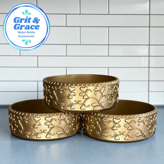 Heart Scroll Bronze Shorty Boot