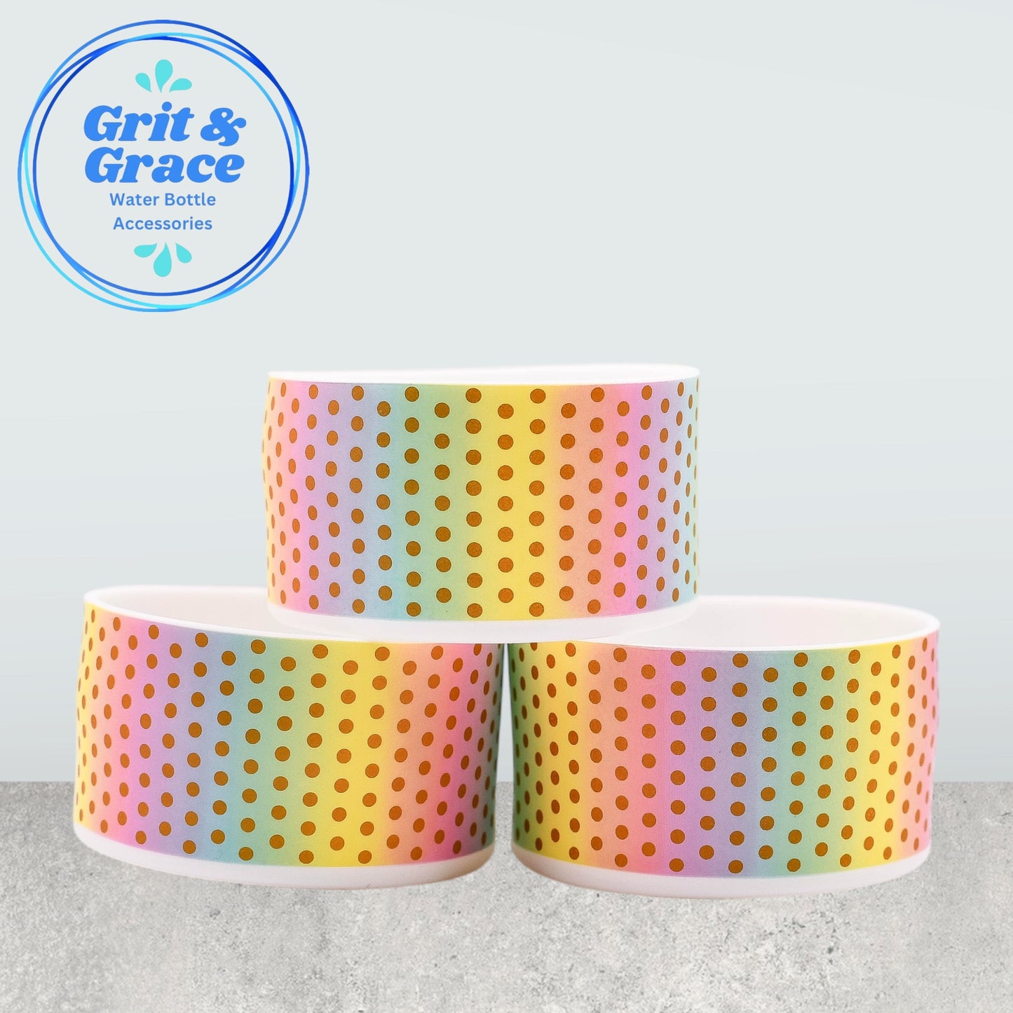 Golden Rainbow Dot Boot