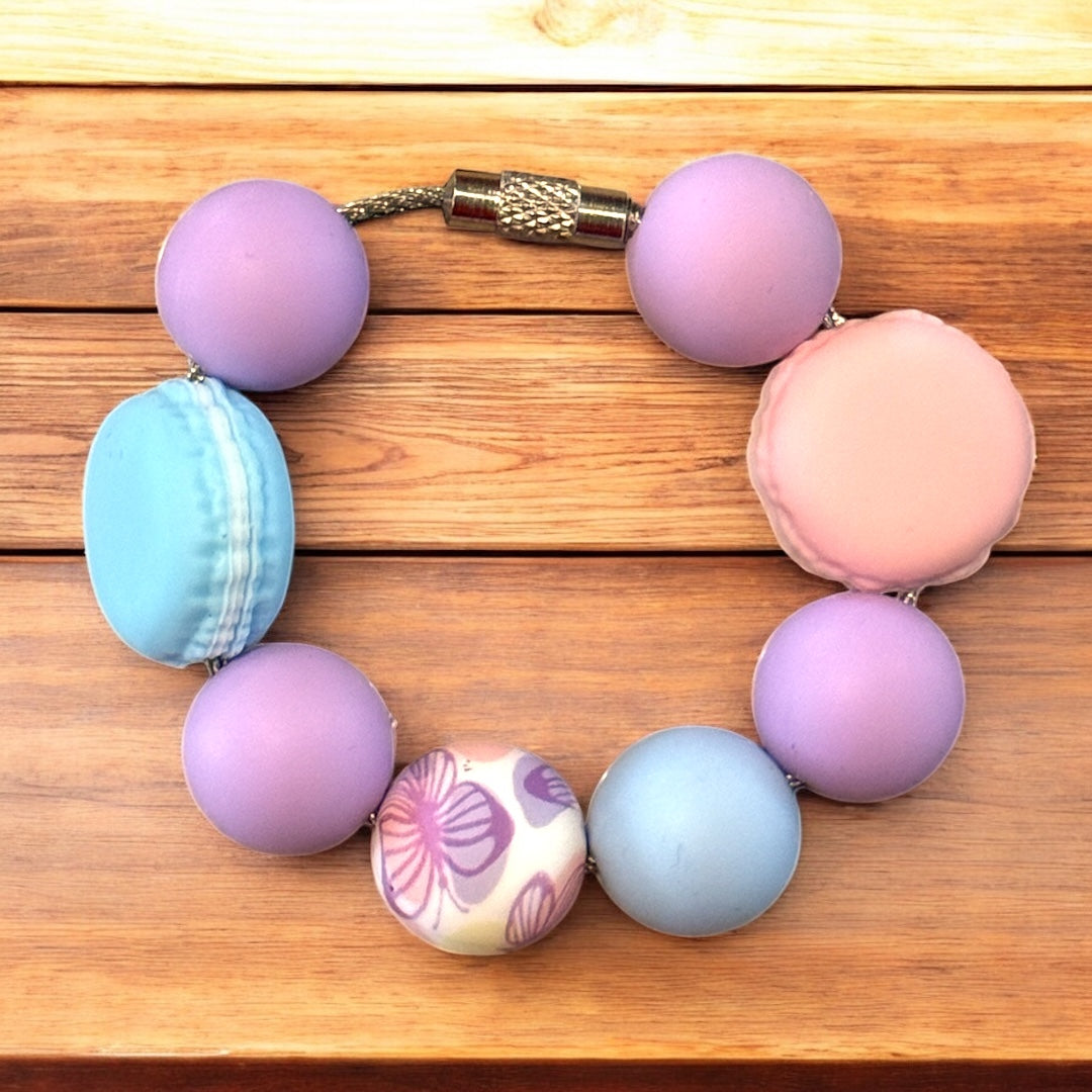 French Macaron Handle Bracelet