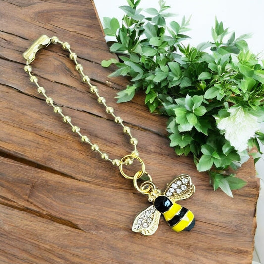 Bling Bee Handle Charm