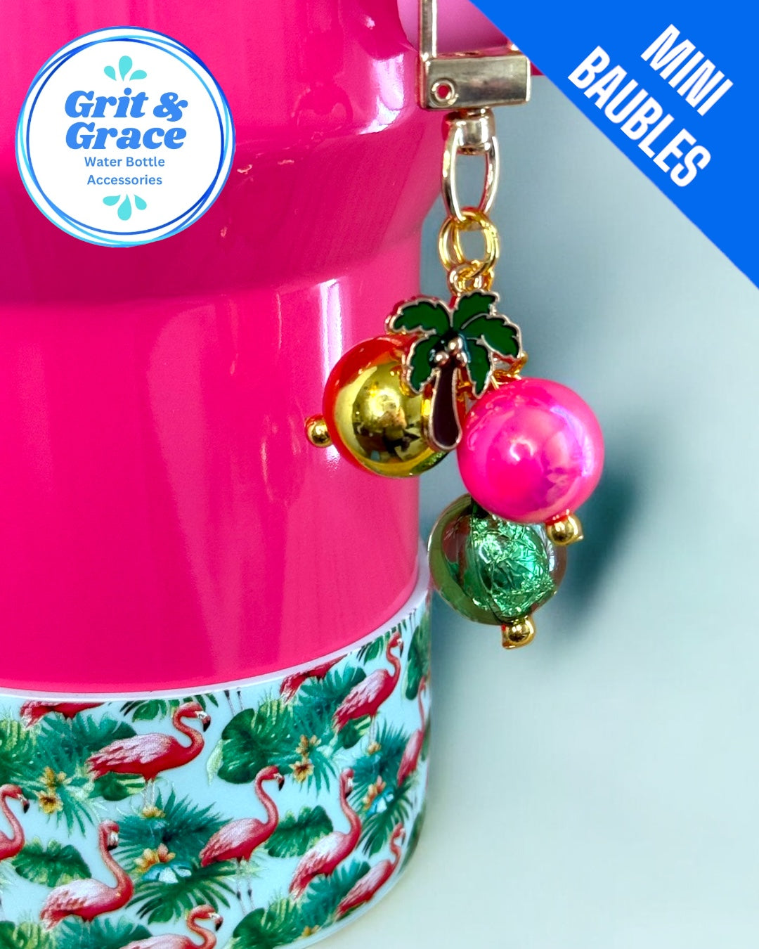 Palm Trees 2.0 Mini Straw Bauble