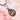 Pale Pink Gem Handle Charm