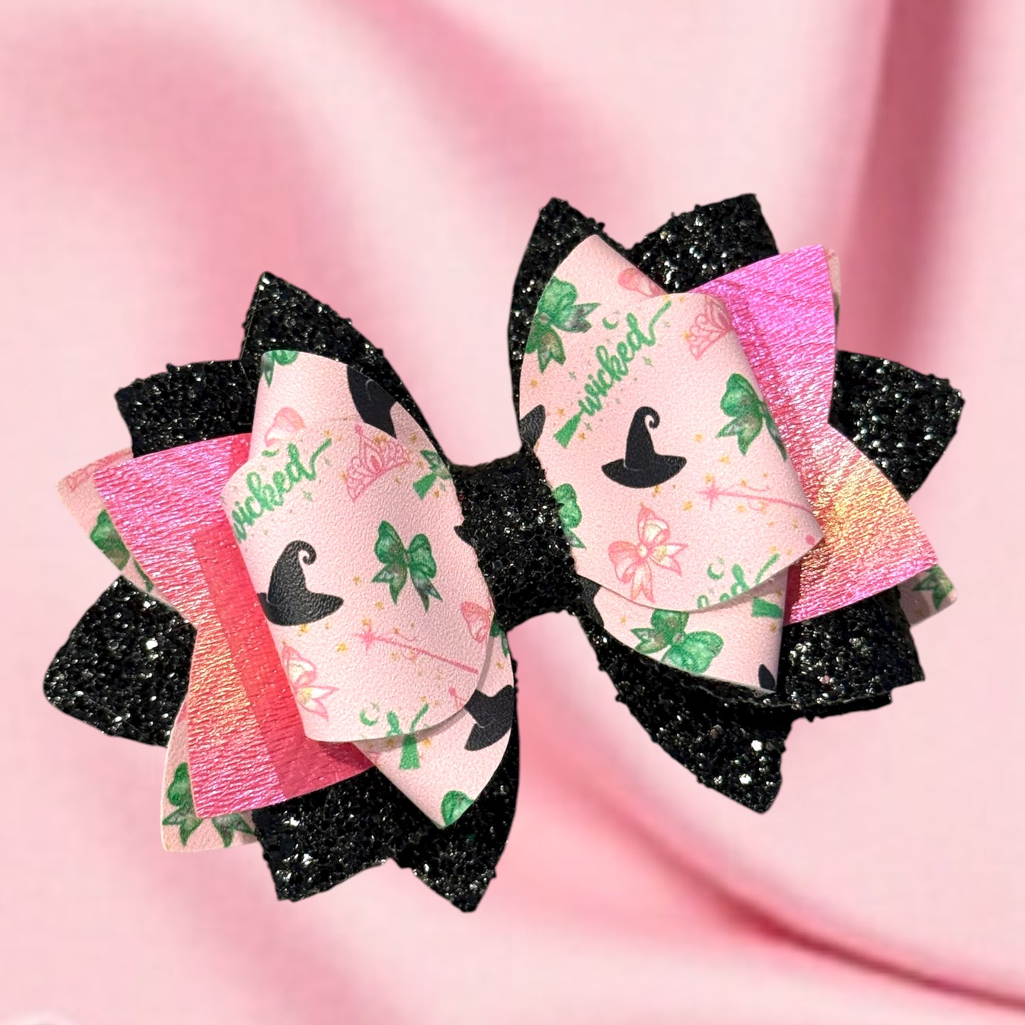 Wicked Green or Pink Bow