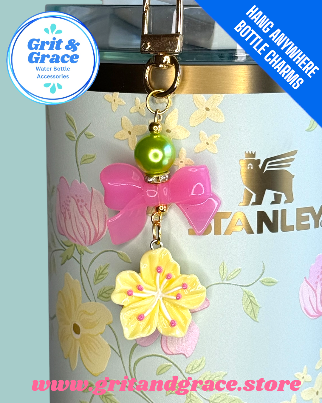 Hang Anywhere Blossom Bottle Charm