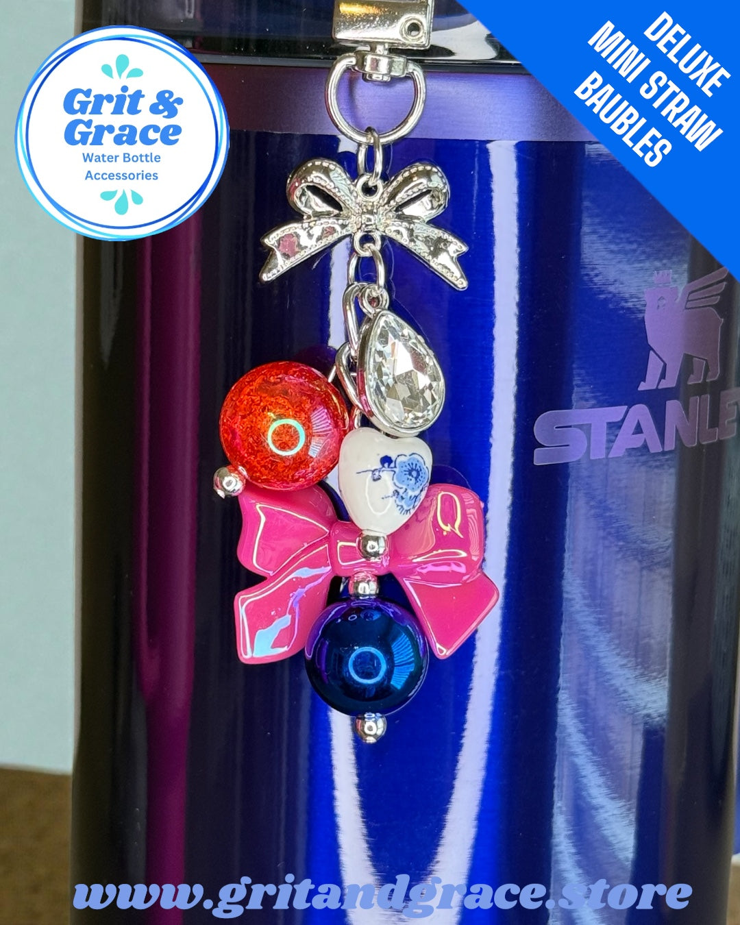 Watercolor Moon Deluxe Mini Bauble