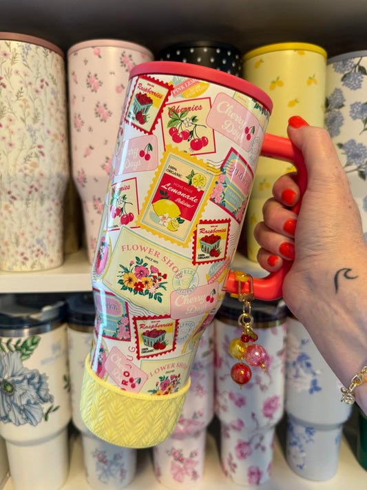 Cherry Days Mini Straw Bauble