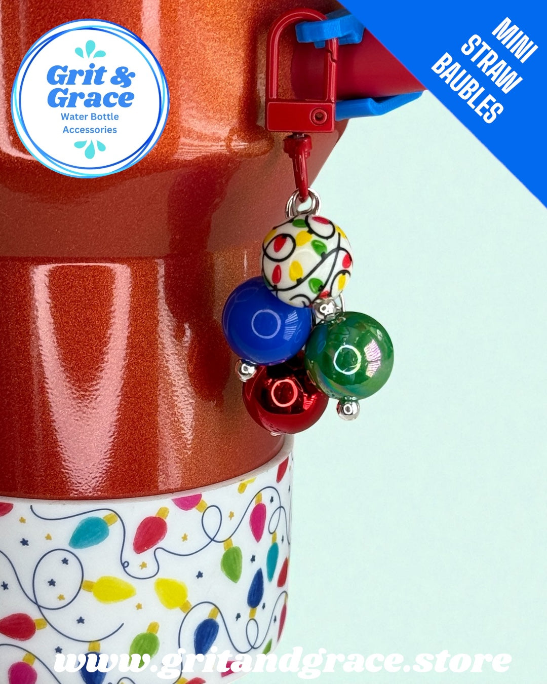 Christmas Lights 2.0 Mini Straw Bauble