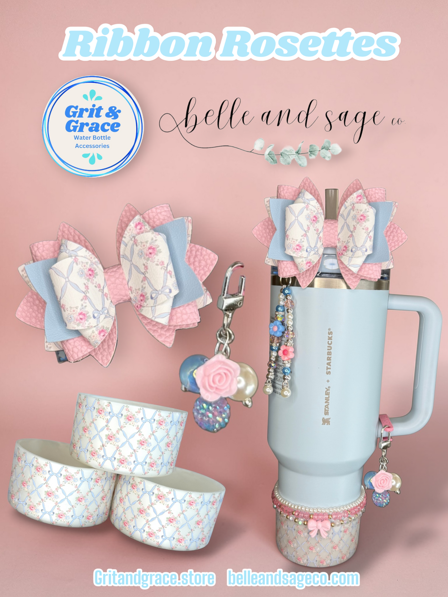 Ribbon Rosettes Boot