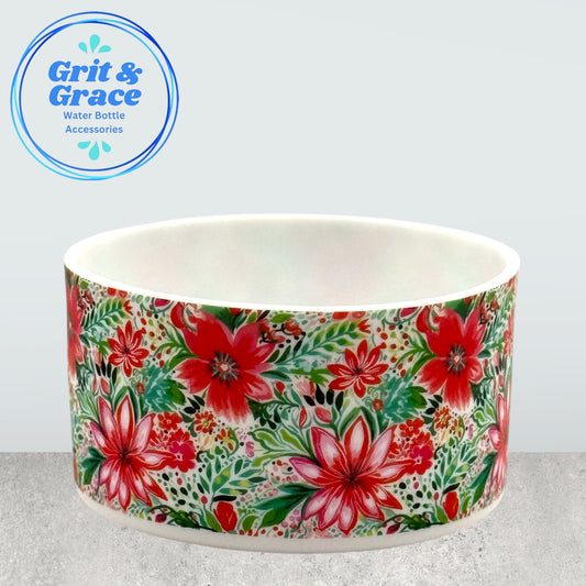 Preppy Poinsettia Boot