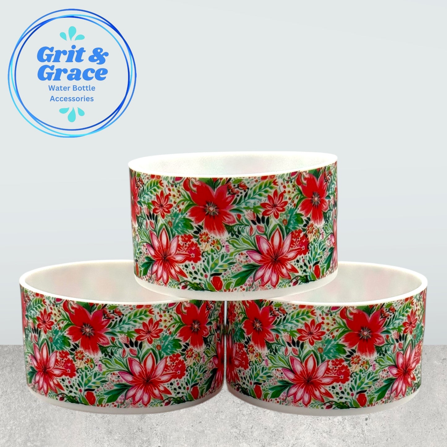 Preppy Poinsettia Boot