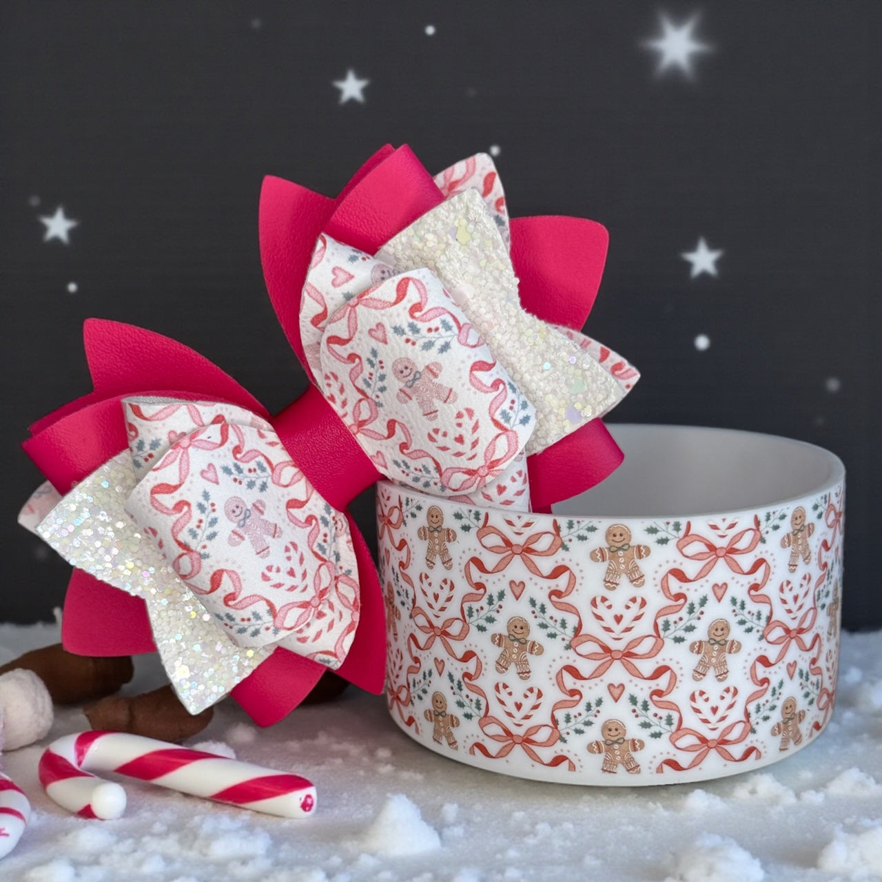 Gingerbread Ribbons Bow