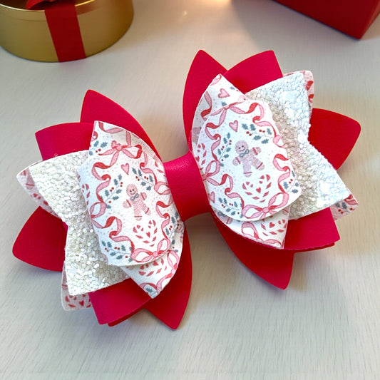 Gingerbread Ribbons Bow