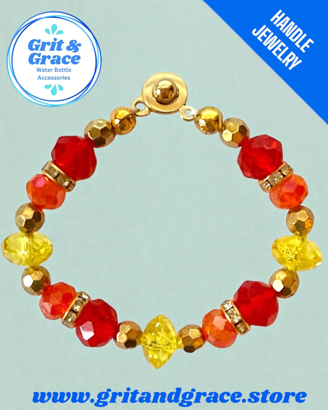 Tumbler Handle Jewelry - Fire