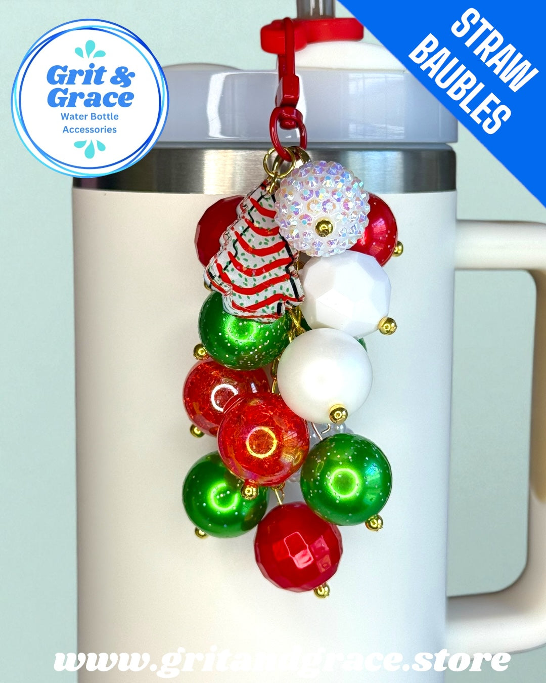 Christmas Cake #10 Straw Bauble