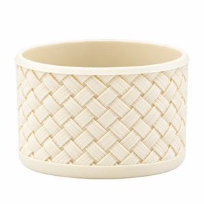 Basketweave Cream Boot