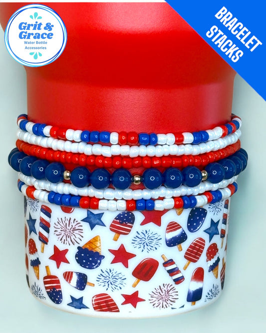 Liberty Stretchy Cup Bracelets (Set of 6)