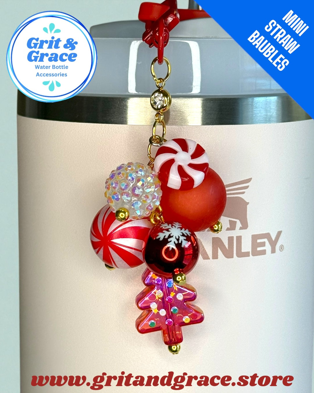 Candy Cane Twist Mini Bauble