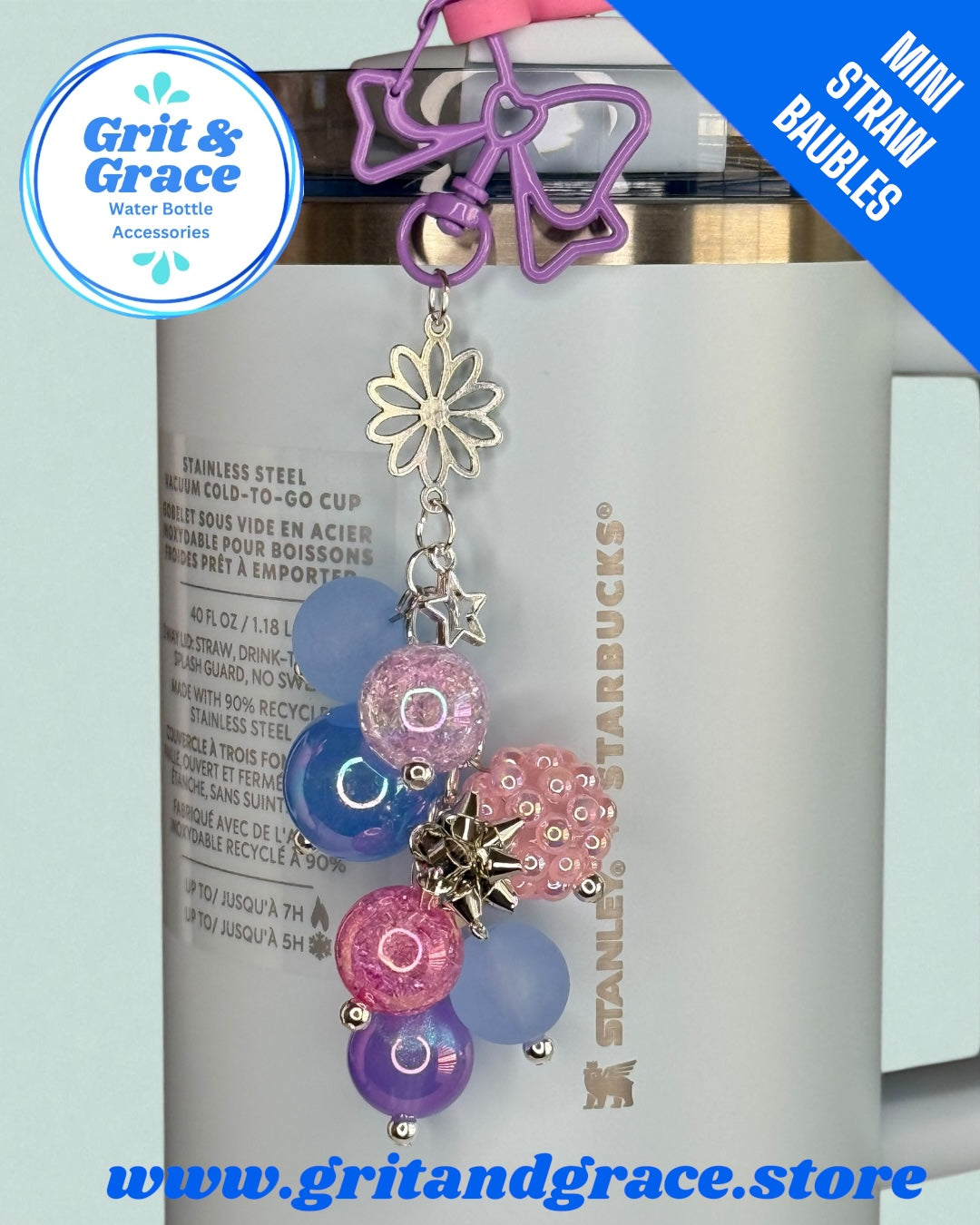 Cozy Blue Mini Bauble