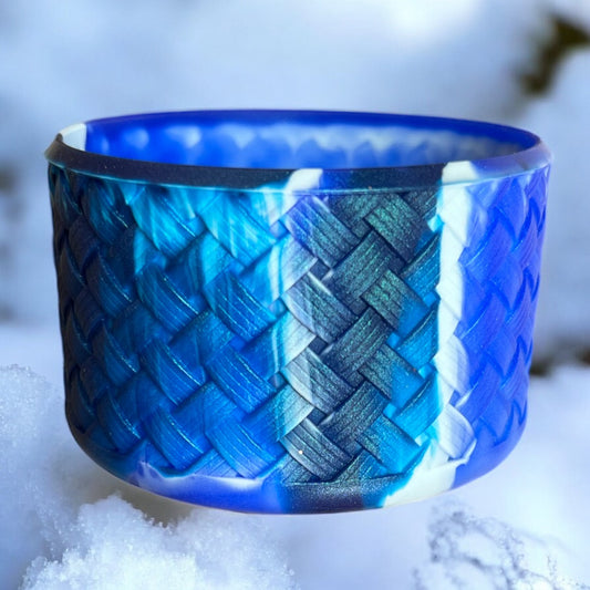 Basketweave Jack Frost Pearlescent Swirl Boot