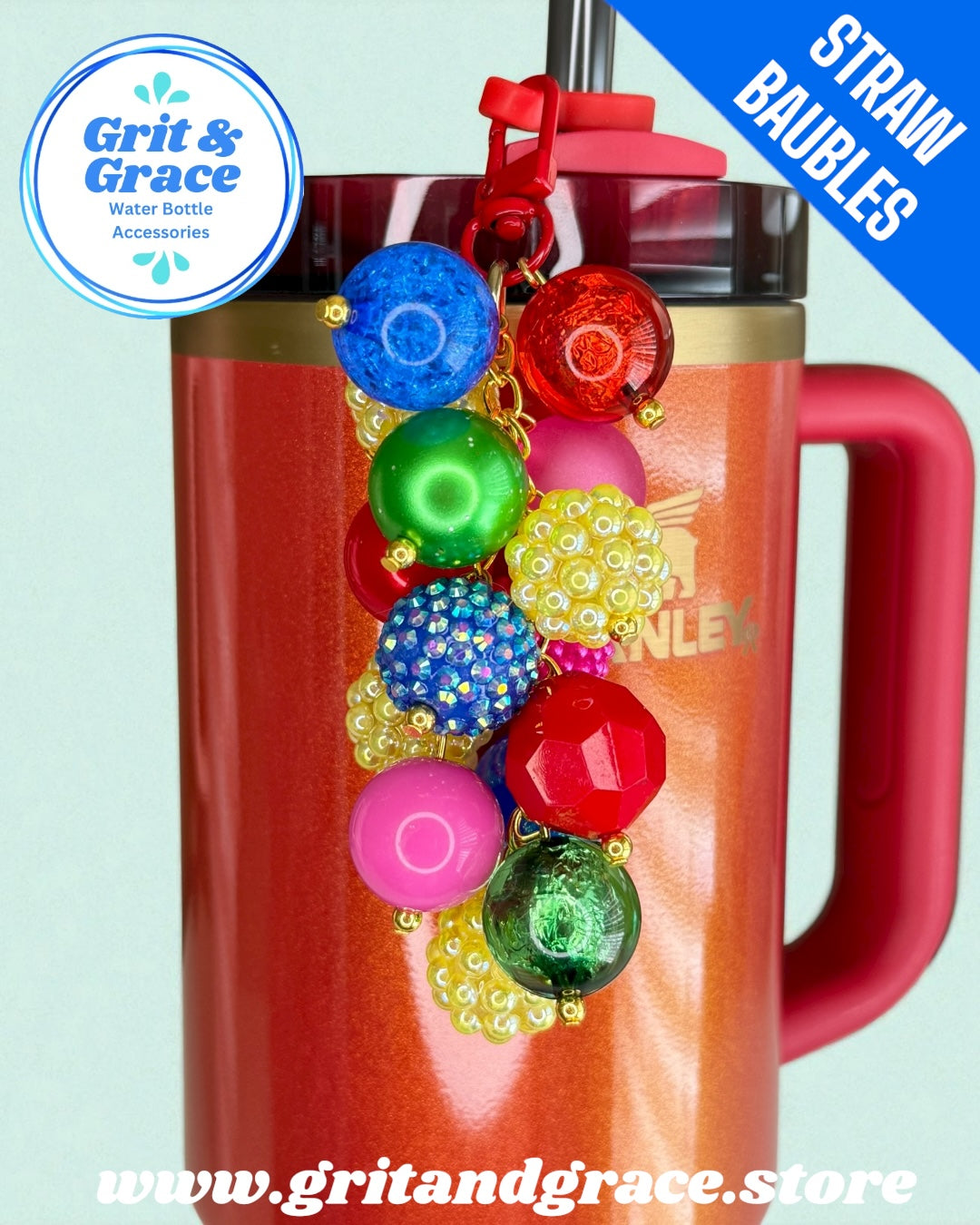 Christmas Lights #27 Straw Bauble