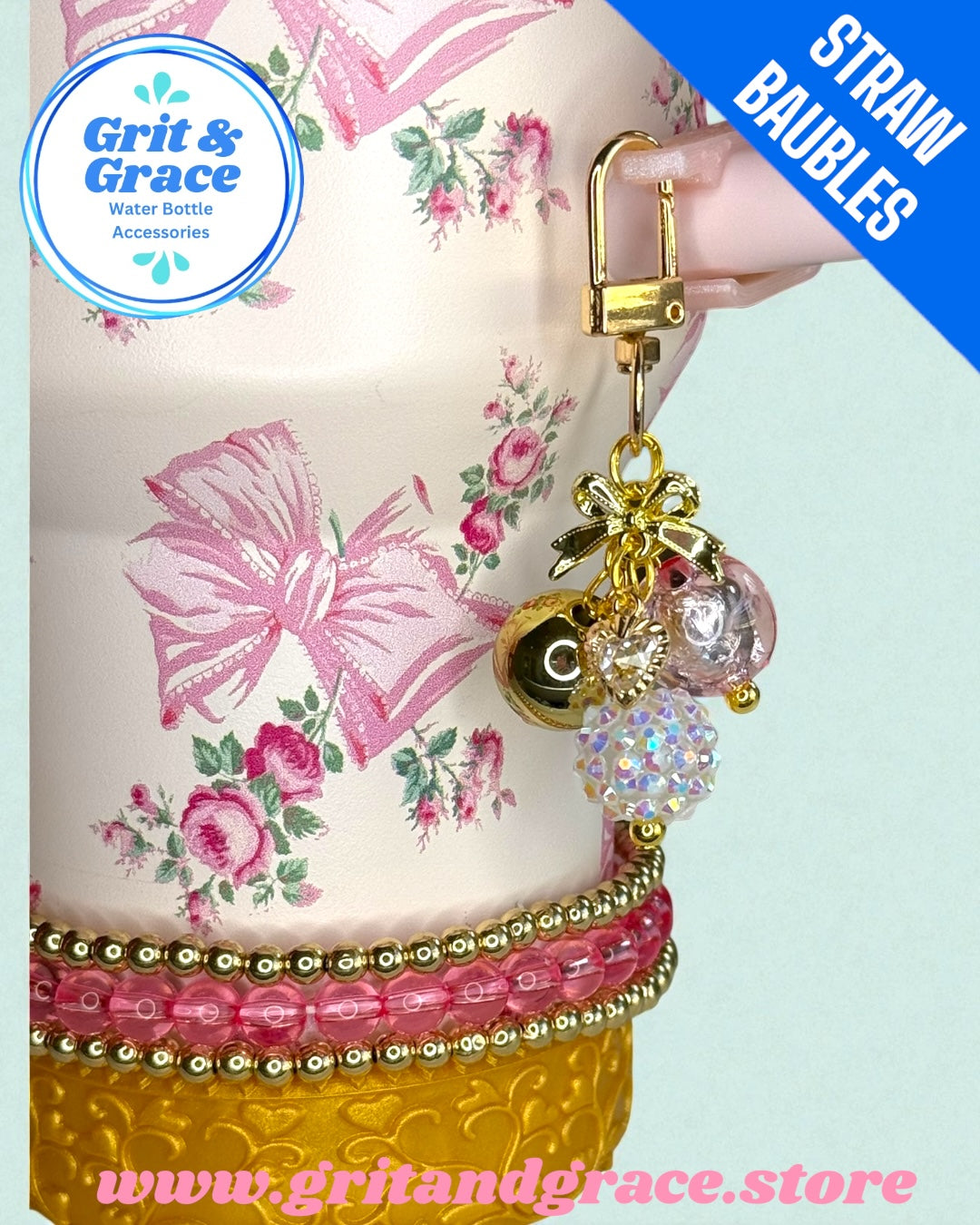 Golden Bow Mini Bauble