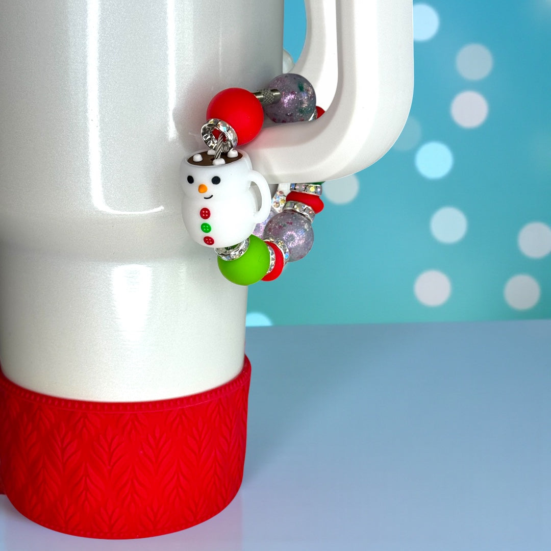 Hot Cocoa Snowman Handle Bracelet