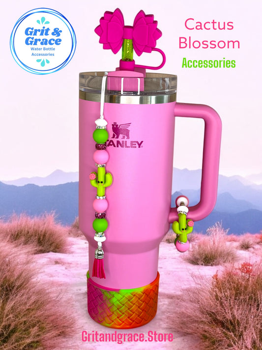 Cactus Blossom Silicone Dangle