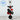 Deluxe Mini Straw Bauble - Red Jewel Bat 2.0
