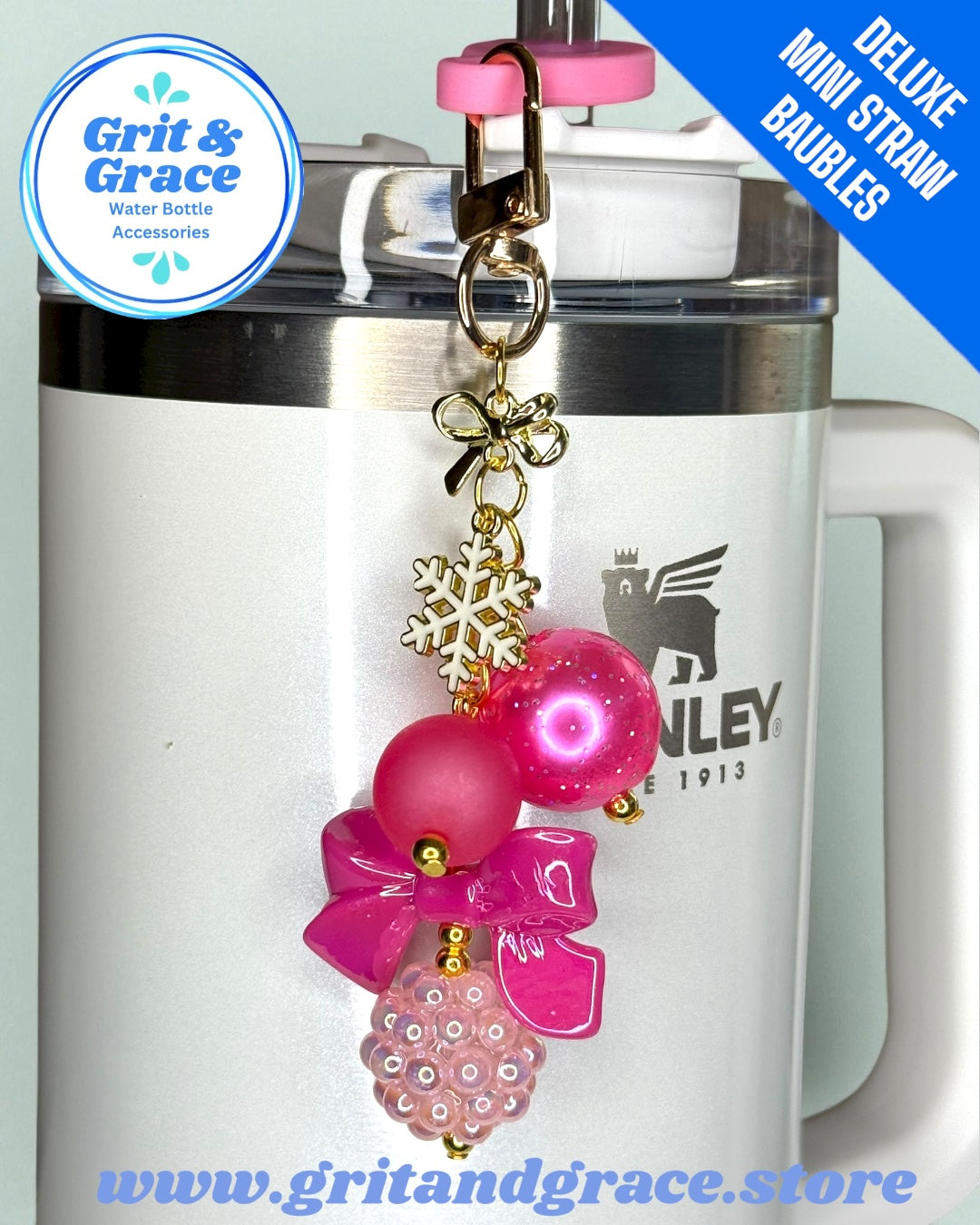 Deluxe Coquette Bow Chantilly Mini Bauble