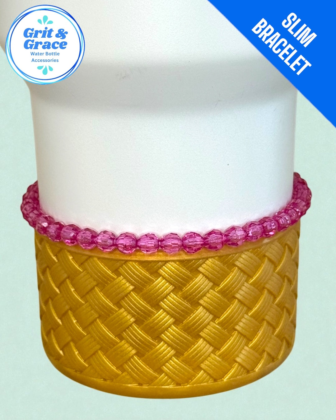 Sparkle Slim Stretchy Cup Bracelet