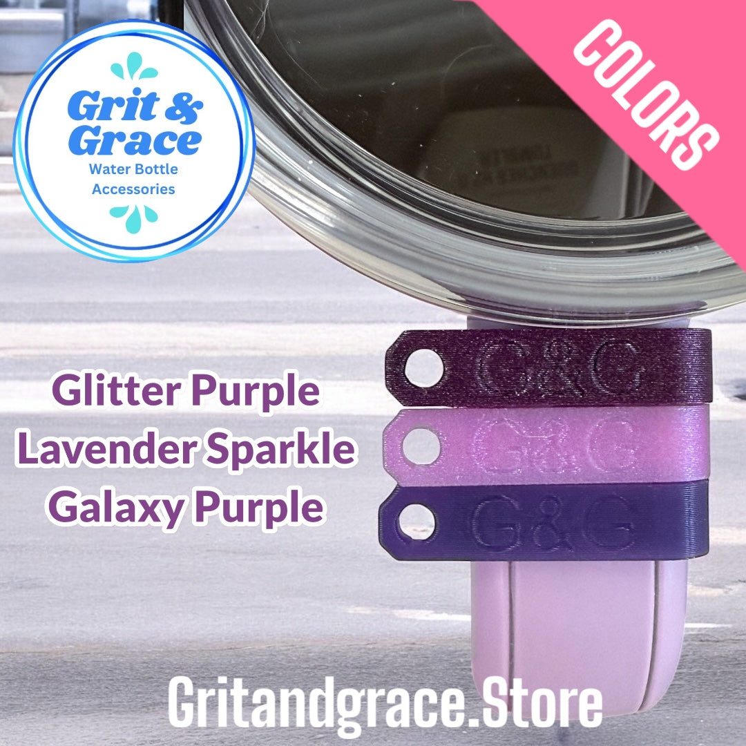 Bauble Handle Clip Purples