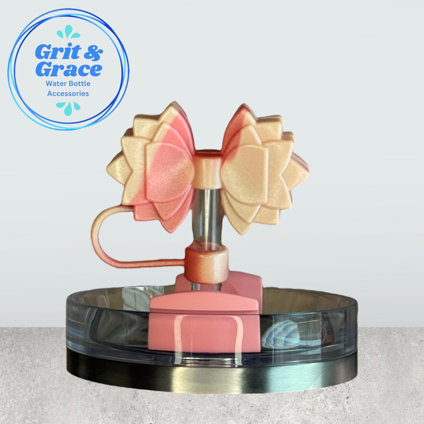 Gracie Sunset Mesa Swirl Straw Topper