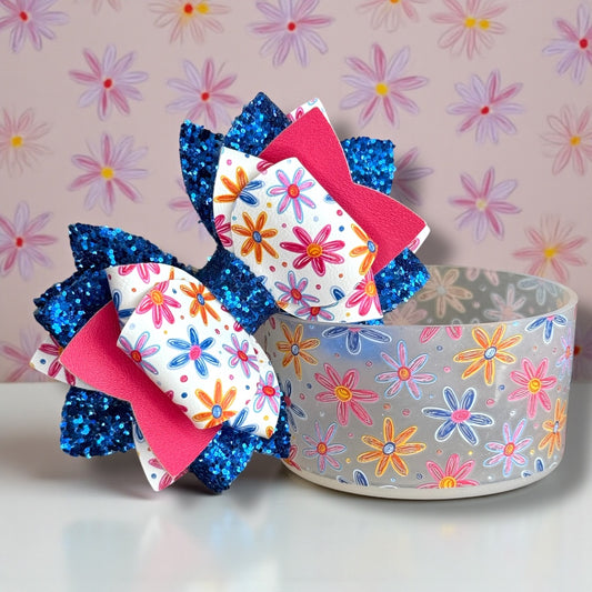Bright Daisies Bow