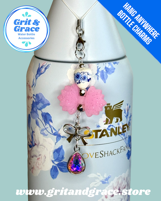 Hang Anywhere Blush & Blue Bottle Charm